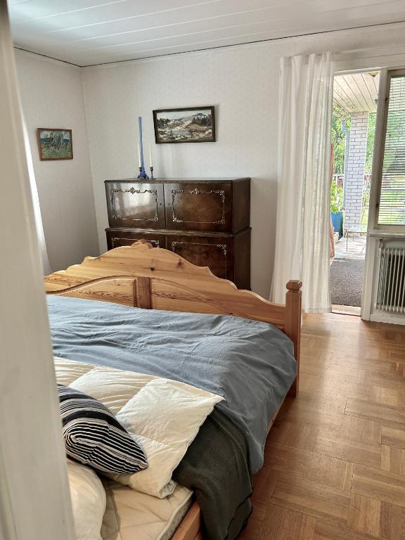 Postel nebo postele na pokoji v ubytování Vallvikshuset