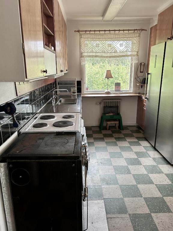 Kuchyň nebo kuchyňský kout v ubytování Vallvikshuset