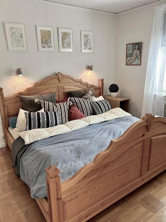 Postel nebo postele na pokoji v ubytování Vallvikshuset