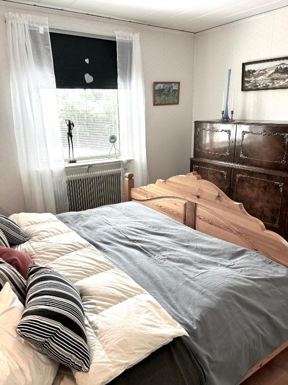 Postel nebo postele na pokoji v ubytování Vallvikshuset