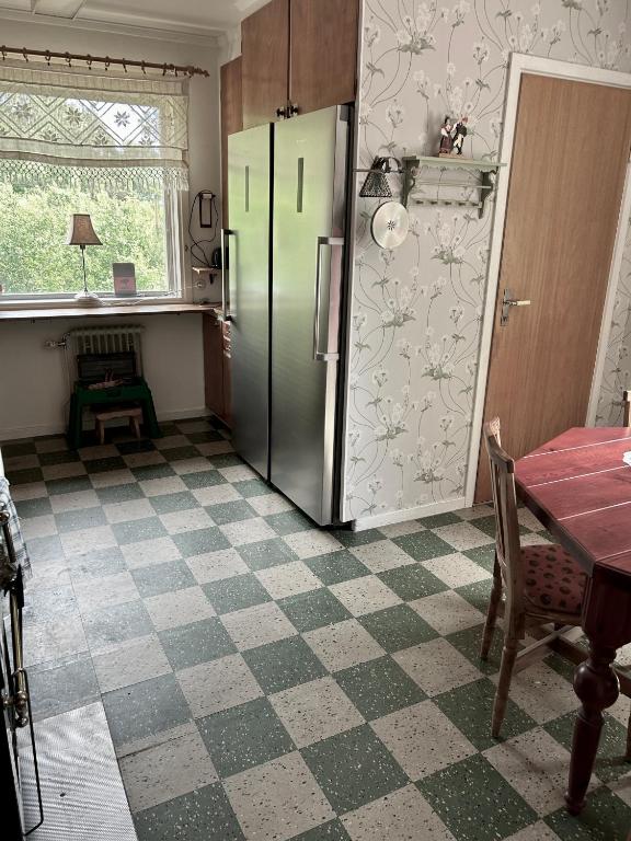 Kuchyň nebo kuchyňský kout v ubytování Vallvikshuset