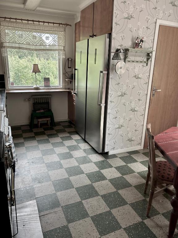 Kuchyň nebo kuchyňský kout v ubytování Vallvikshuset