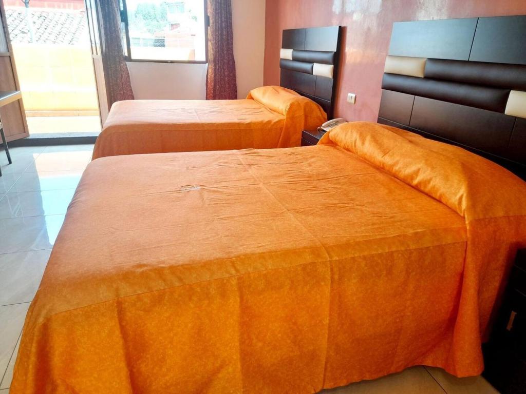 Postel nebo postele na pokoji v ubytování Hotel Posada Del Parque