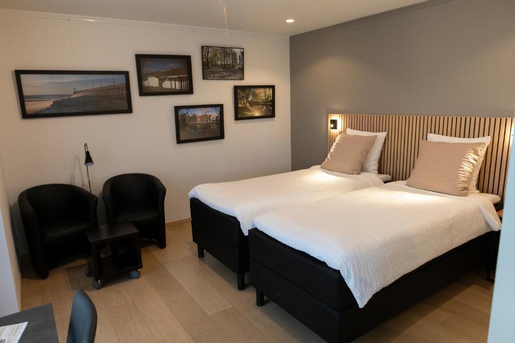 Postel nebo postele na pokoji v ubytování B&B Lievejan