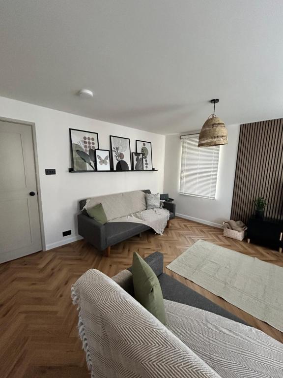 Posezení v ubytování Harbour Apartment