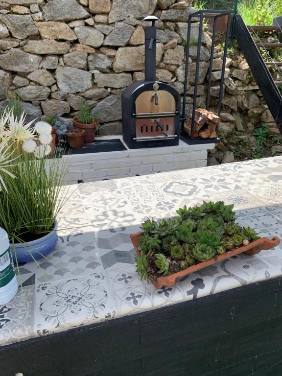 Zahrada ubytování Maison Les Berrys