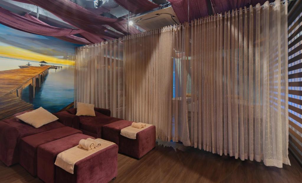 Lázně a/nebo wellness v ubytování Le's Cham Hotel