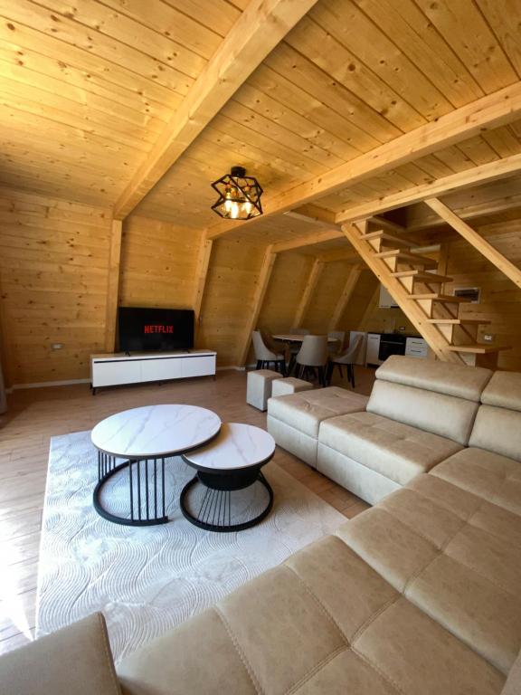 Posezení v ubytování Monark Villas