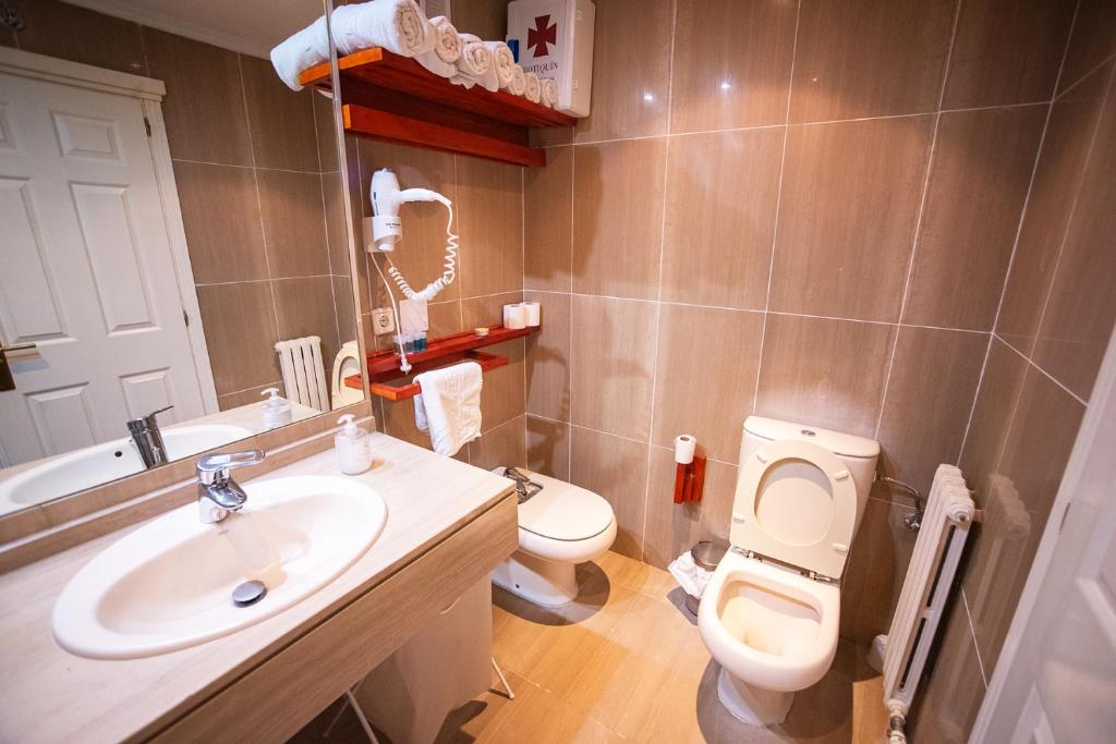 Koupelna v ubytování Apartacentro
