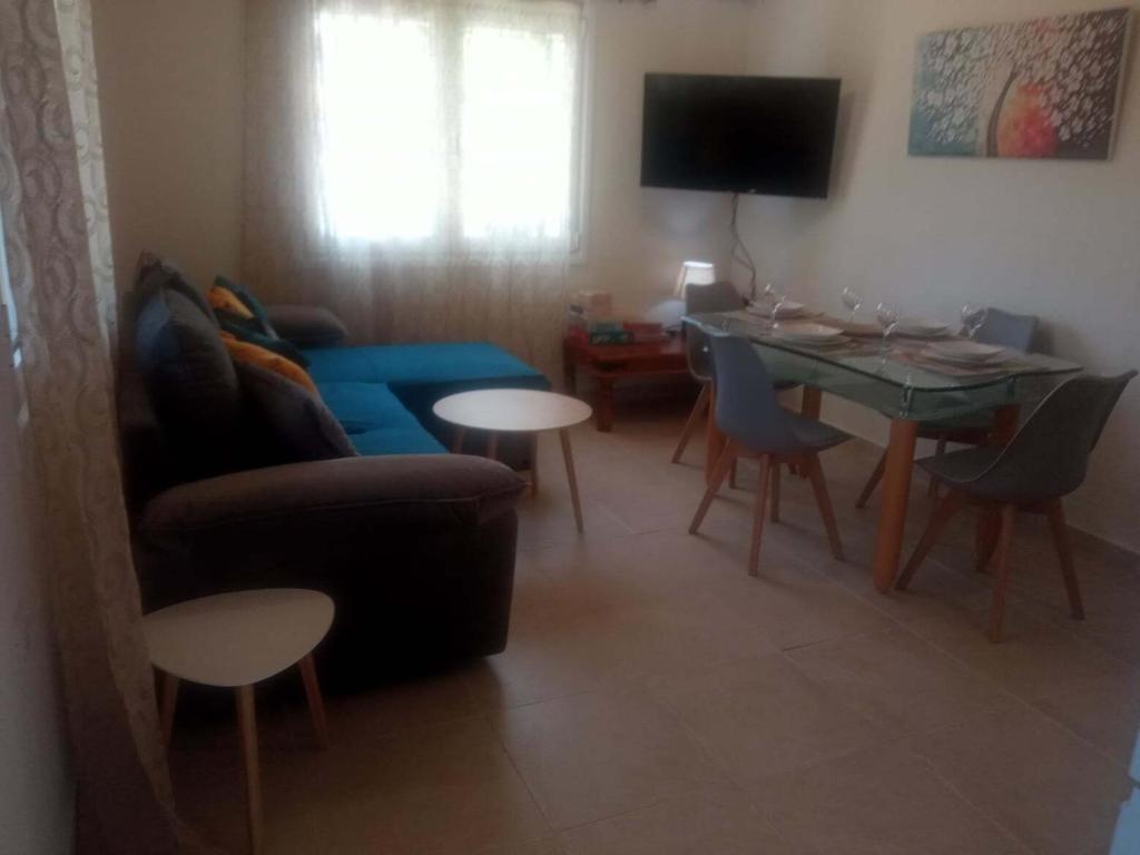 Posezení v ubytování Galini Home