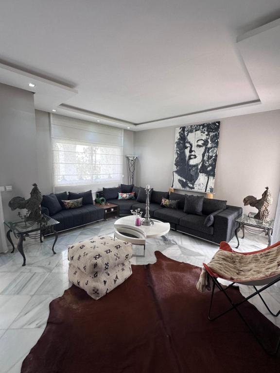 Posezení v ubytování Villa vue sur mer