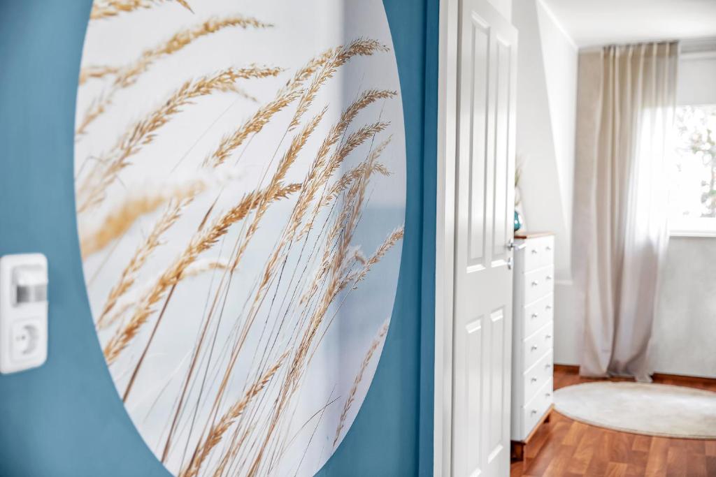 Koupelna v ubytování Haus Seerose - Ferienhaus mit Garten nahe Fleesensee für Natur und Erholung