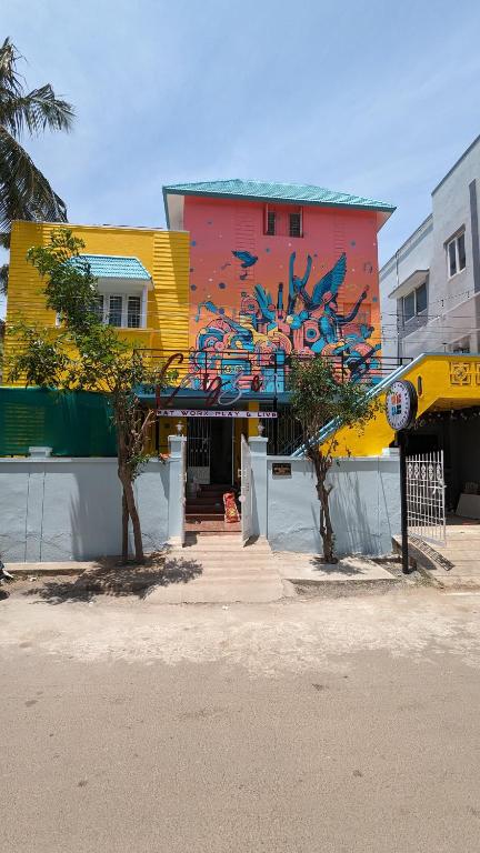 Budova, kde se hostel nachází