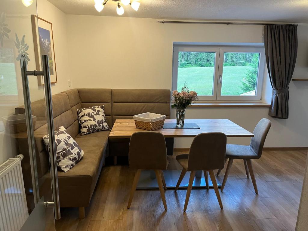Posezení v ubytování Sagebruenndle Appartements