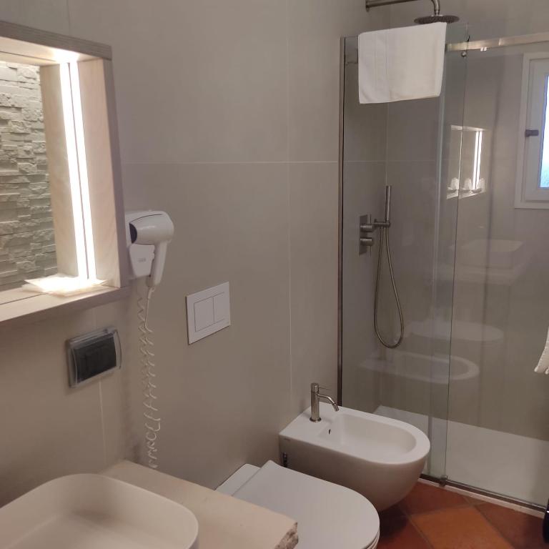 Koupelna v ubytování Maglioferro Residence