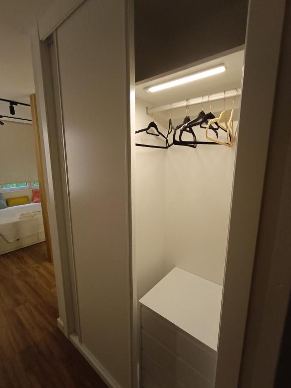 Postel nebo postele na pokoji v ubytování Precioso loft a 600m de la catedral