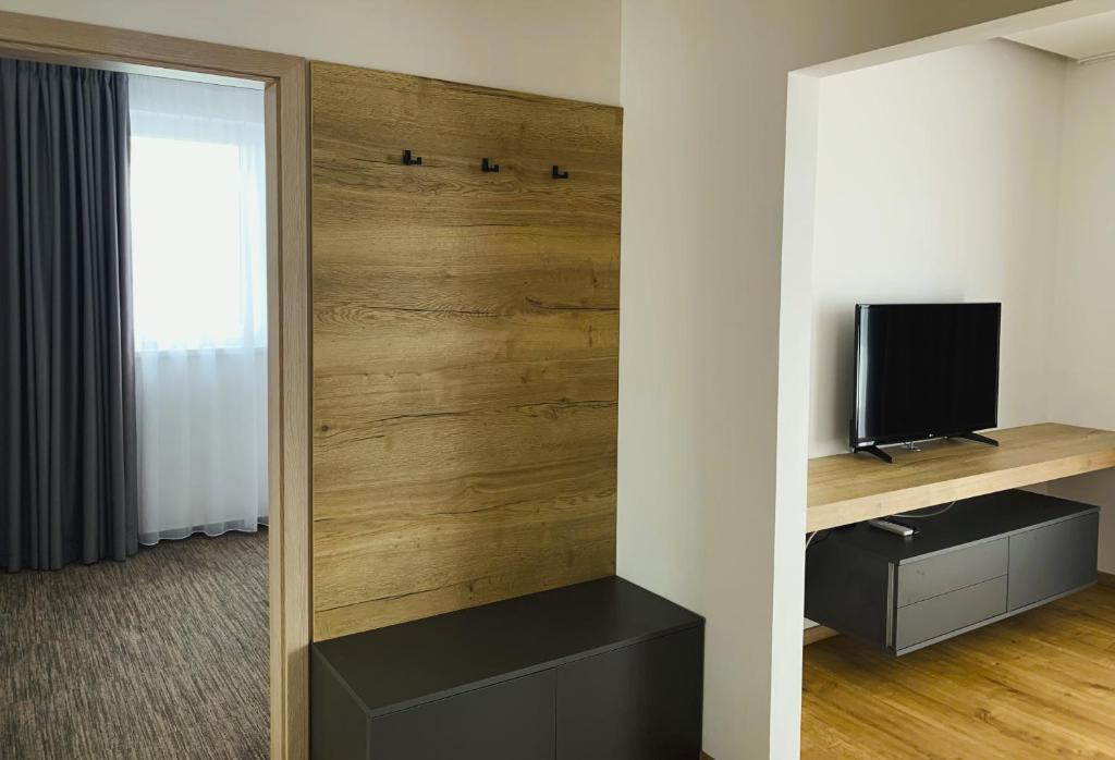 TV a/nebo společenská místnost v ubytování Apartment Dolfi, Senec