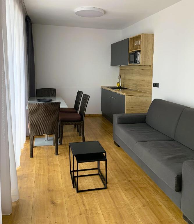 Kuchyň nebo kuchyňský kout v ubytování Apartment Dolfi, Senec