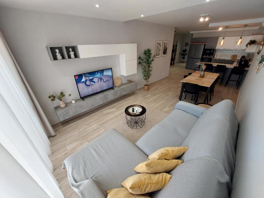TV a/nebo společenská místnost v ubytování Serenity Apartment