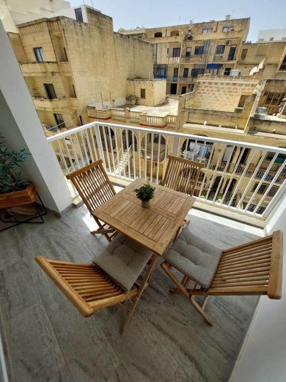 Balkón nebo terasa v ubytování Serenity Apartment