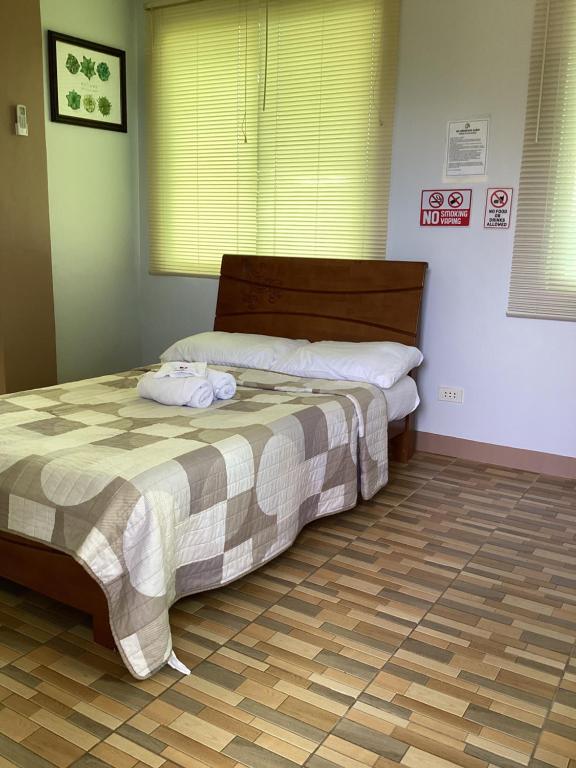 Postel nebo postele na pokoji v ubytování MS Mountain Cabin