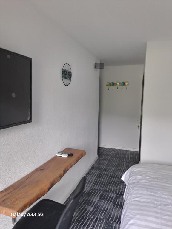 Postel nebo postele na pokoji v ubytování Borderline Accomodation