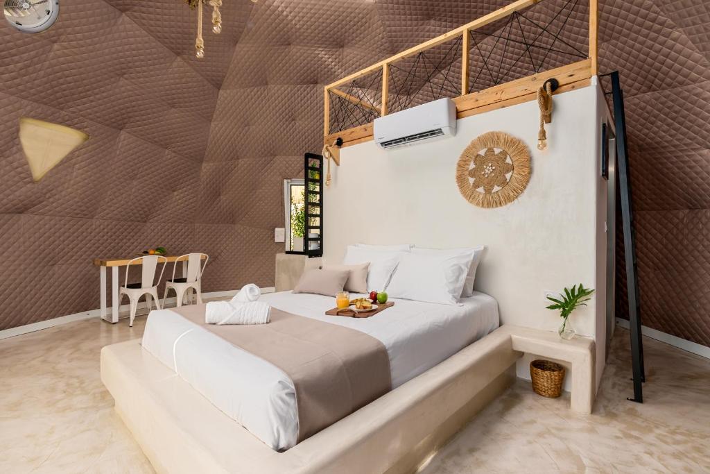 Postel nebo postele na pokoji v ubytování Gogna luxury domes