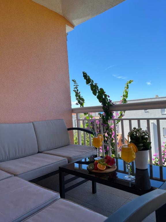 Balkón alebo terasa v ubytovaní Apartment Marija 1 seaview