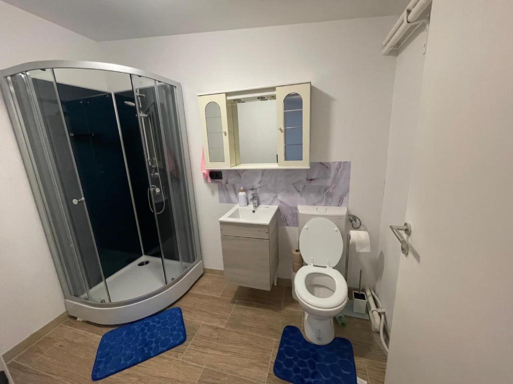 Koupelna v ubytování TOP3 Schönes Apartment für max 5 Personen