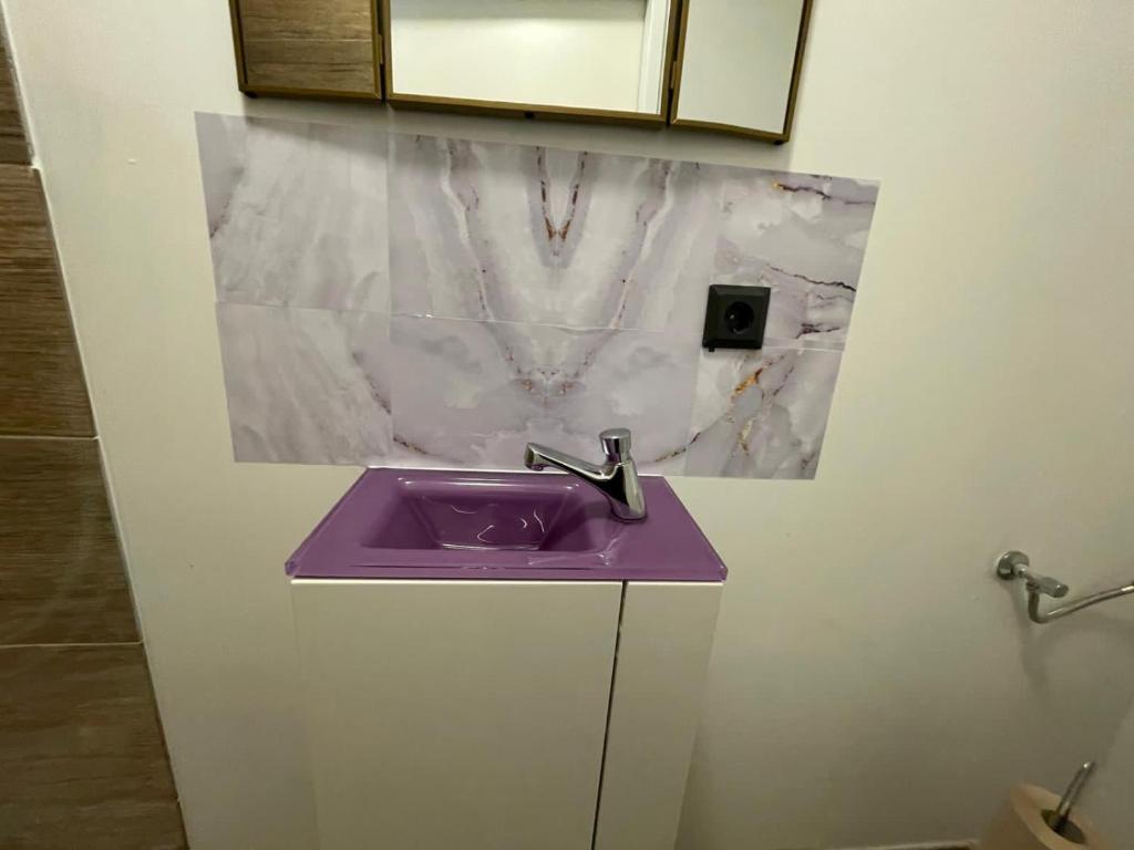 Koupelna v ubytování TOP4 Single Zimmer mit eigenem Bad