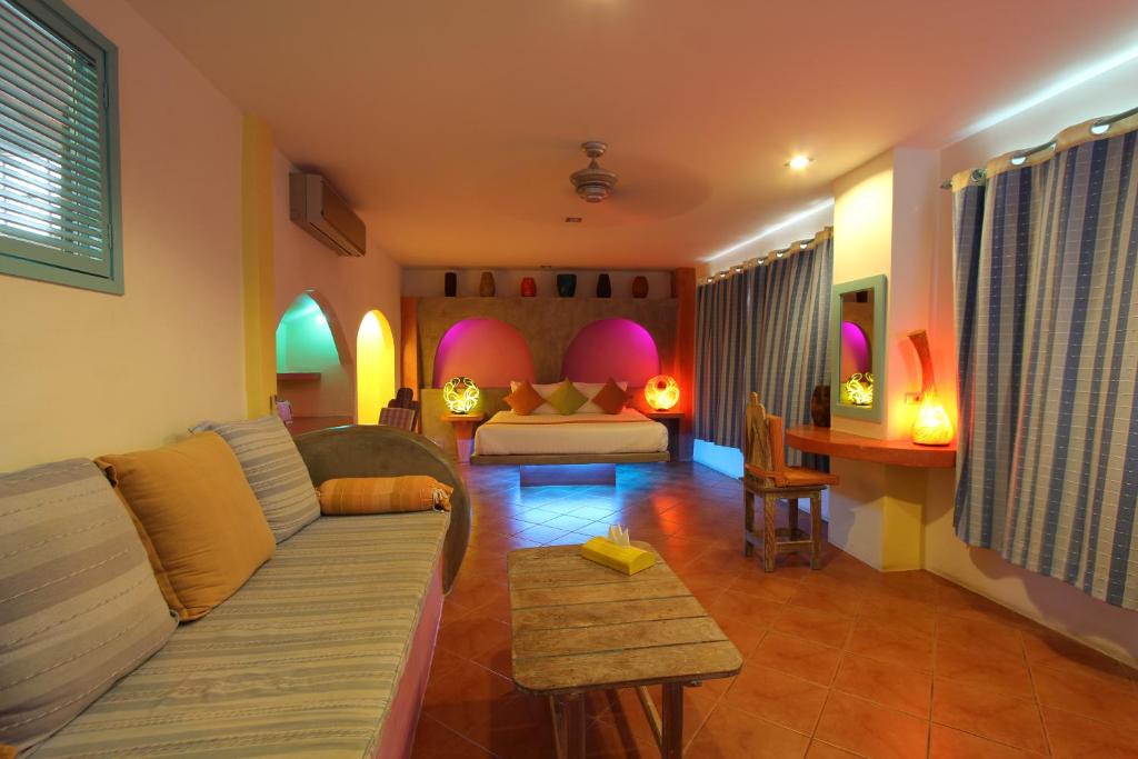 Posezení v ubytování Pandora By Jida Lifestyle Hotel