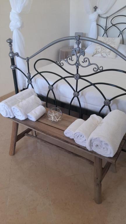 Postel nebo postele na pokoji v ubytování B&B Villa Striari