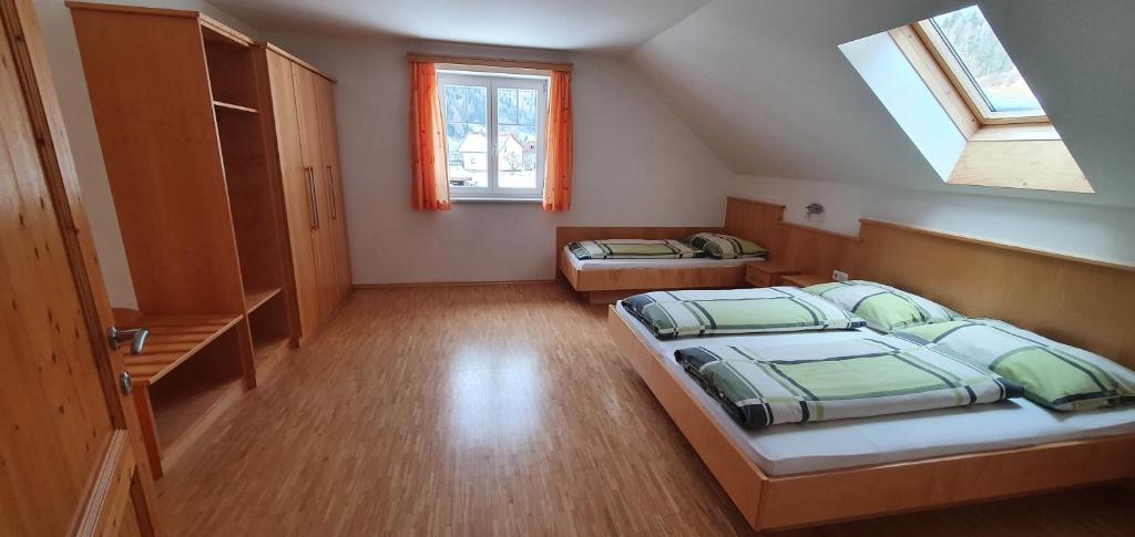 Postel nebo postele na pokoji v ubytování Landhaus Zitz