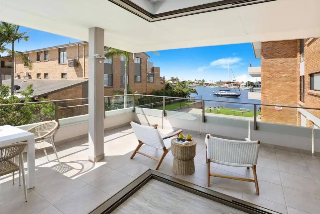 Balkón nebo terasa v ubytování Luxury 2 Bedroom Unit Mooloolaba