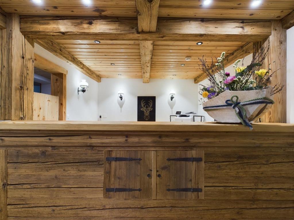 TV a/nebo společenská místnost v ubytování Bergblick Lodge - 3 Sterne Garni - Neueröffnung