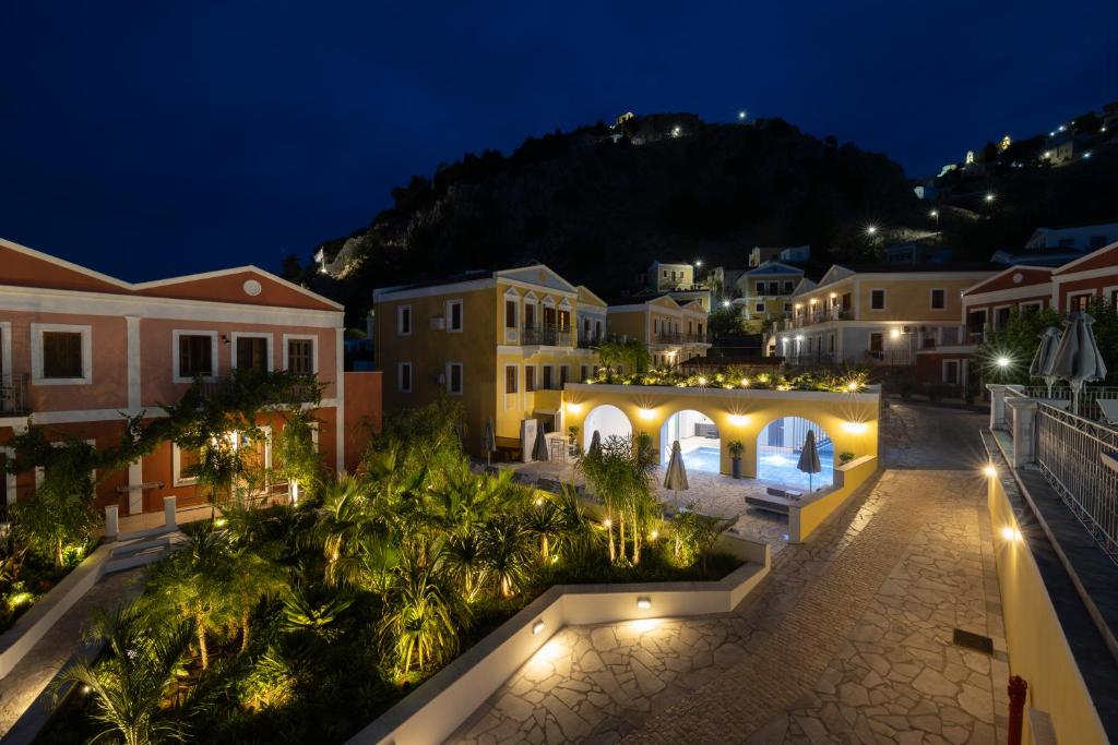 Budova, kde se aparthotel nachází