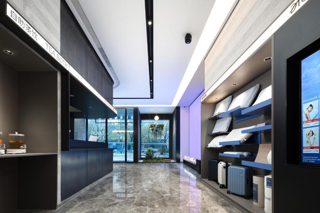 Posezení v ubytování Atour Light Hotel Shanghai Daning International Shibei High-tech Park