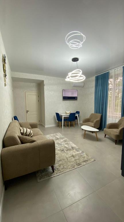 Posezení v ubytování Tskaltubo Apartments