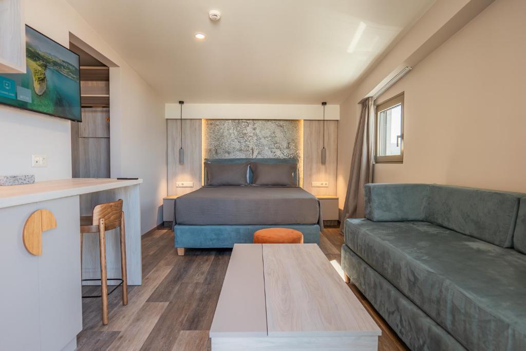 Posezení v ubytování Wellnest Hotel