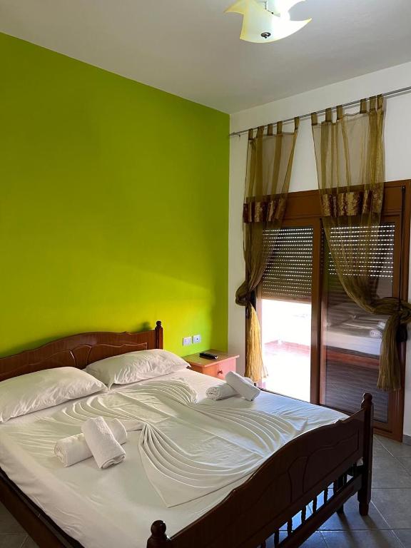 Postel nebo postele na pokoji v ubytování Hotel Aurora