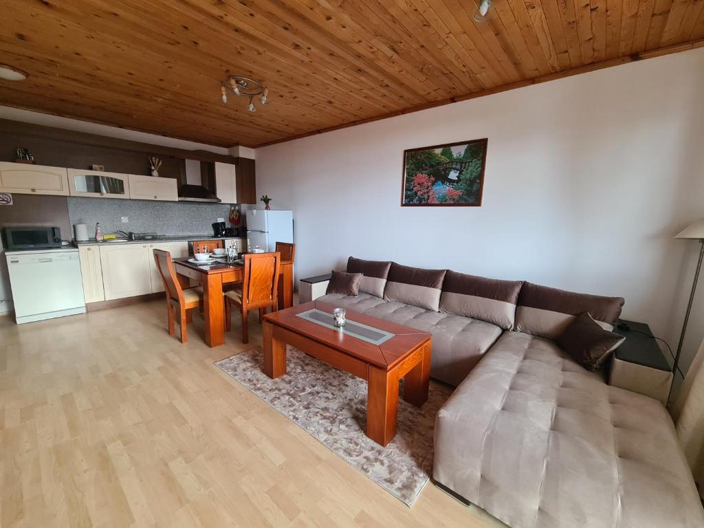 Kuchyň nebo kuchyňský kout v ubytování Saphir apartment , Rhodopi Pearl Pamporovo