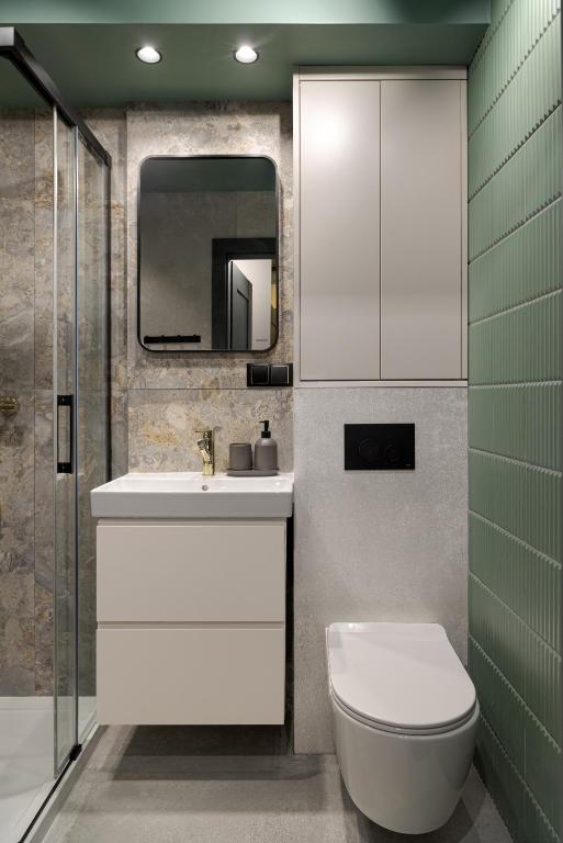 Kúpeľňa v ubytovaní Apartament nad morzem