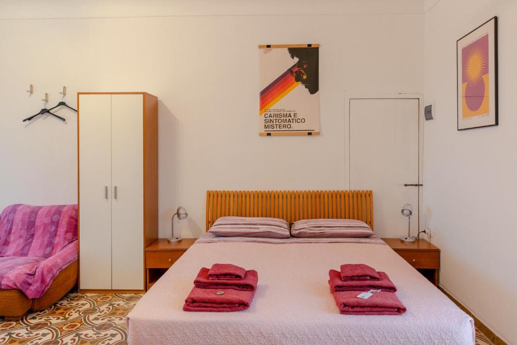 Postel nebo postele na pokoji v ubytování B&B La Ciammaruca
