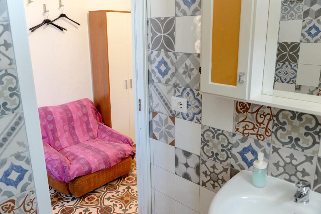 Koupelna v ubytování B&B La Ciammaruca