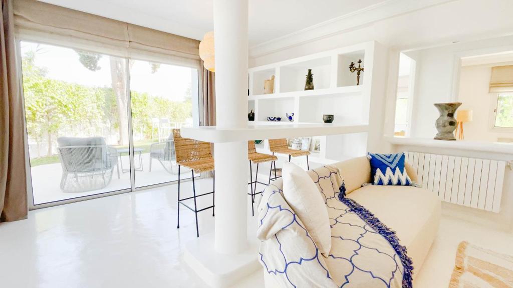 Posezení v ubytování Villa Punique: Villa exceptionnelle avec vue mer