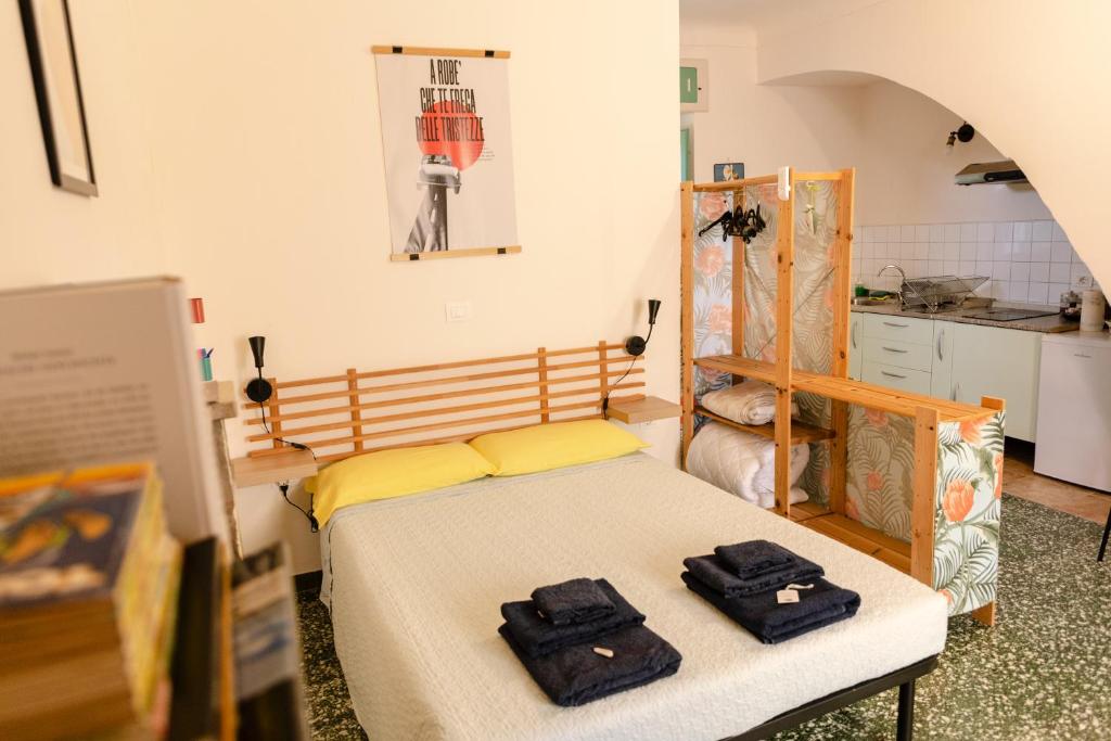 Postel nebo postele na pokoji v ubytování B&B La Ciammaruca