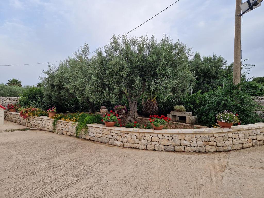 A garden outside Casa vacanza i due ulivi