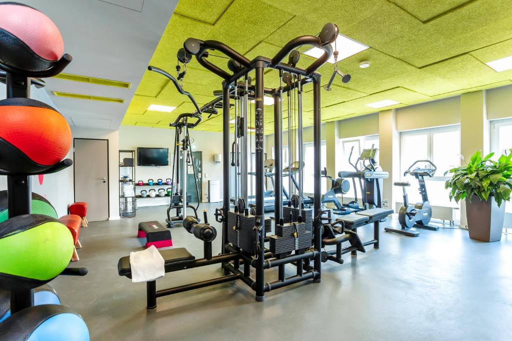 Fitness centrum a/nebo fitness zařízení v ubytování Hotel Boehler