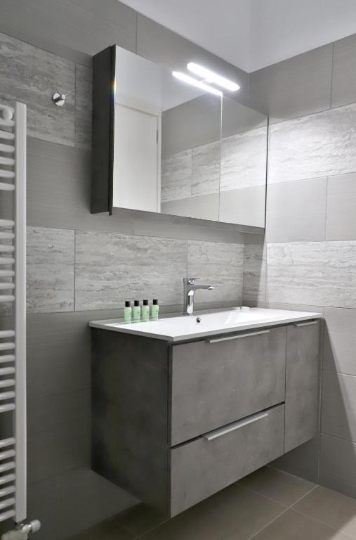 Kúpeľňa v ubytovaní Helios Studios & Apartments