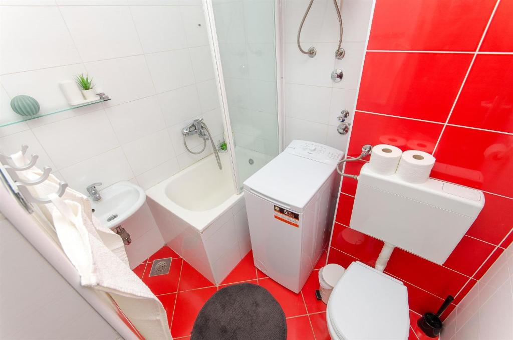 Kúpeľňa v ubytovaní Apartment Adrian